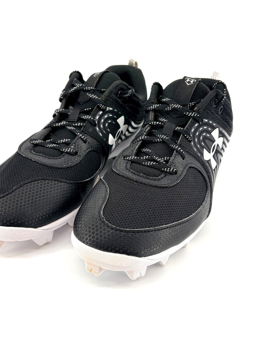 Under Armour Glyde RM 3022076-001 Black Baseball Cleats 9.5